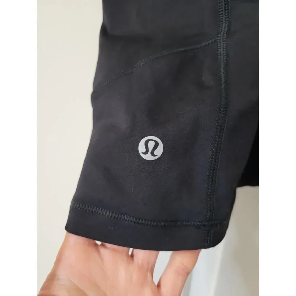 LULULEMON Tank Top Black Cross Strap Back size 4